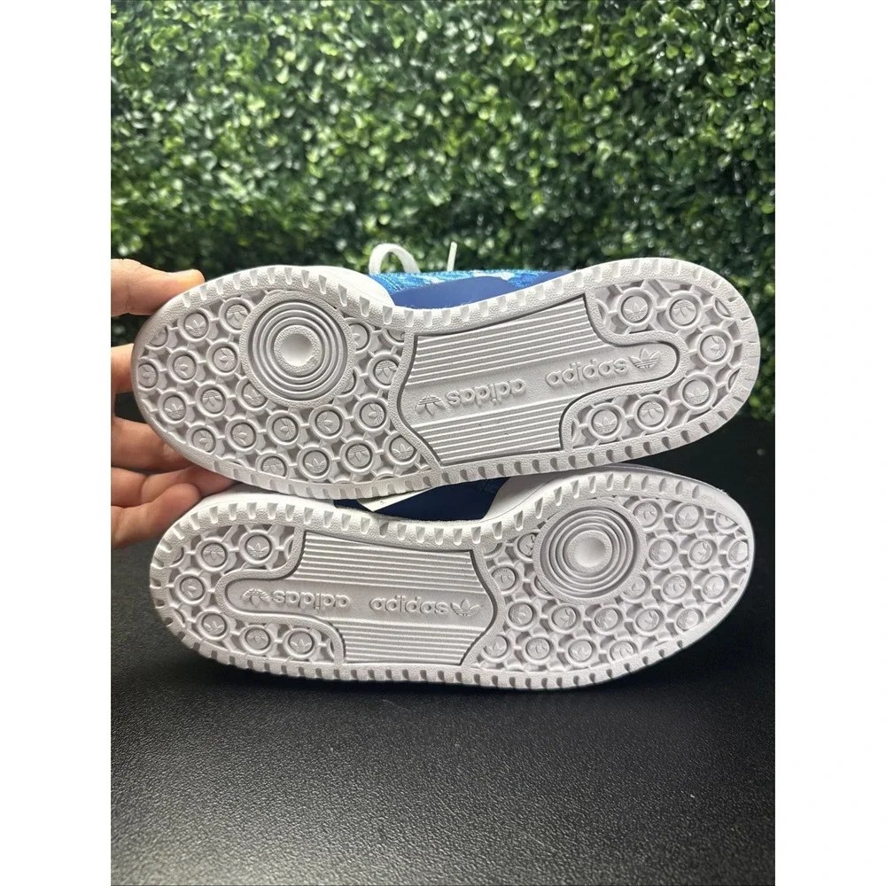 Adidas The Simpsons Forum Low J 'Bart' Sneakers Size 4 Blue White New